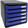 Iderama 3097203D Ladebox Big Box Plus 5 open lades koningsblauw