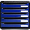 Iderama 3097203D Ladebox Big Box Plus 5 open lades koningsblauw