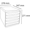 Durable 3094296D Ladebox Big Box Plus 5 vakken aquarelverf