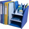 Exacompta 394202D Desktop Organiser Bee Blue Marineblauw Lichtblauw