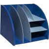 Exacompta 394202D Desktop Organiser Bee Blue Marineblauw Lichtblauw