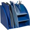 Exacompta 394202D Desktop Organiser Bee Blue Marineblauw Lichtblauw