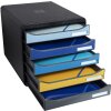 Exacompta 3094202D Ladebox Big Box Plus 5 laden Bee Blauw