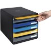 Exacompta 3094202D Ladebox Big Box Plus 5 laden Bee Blauw