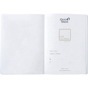 Quo Vadis Life Journal Stippen Blauw Groen 15x21cm Clairefontaine Papier Wit