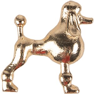 Clayre Eef deurknop Hond Poedel Goudkleurig Ijzer 5x4x5...