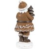 Clayre & Eef 6PR4305 Decoratie Kerstman 3x3x8 cm