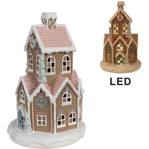 Clayre & Eef 6PR4308 Decoratiehuisje met LED Ø...