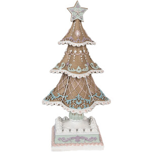 Clayre & Eef 6PR4320 Decoratie kerstboom 12x12x25 cm