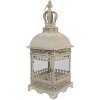 Clayre & Eef 6Y5586 Lantaarn IJzer Grijs Groen 20x20x51 cm Antieke Stijl