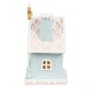 Clayre & Eef 6PR4201 Decoratiehuisje met LED 9x8x15 cm