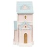Clayre & Eef 6PR4203 Decoratiehuisje met LED 10x8x16 cm