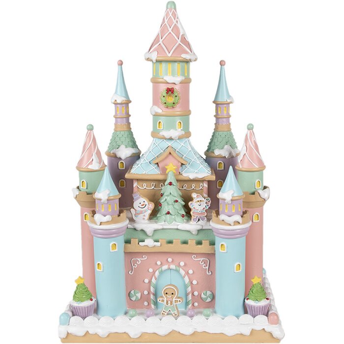 Clayre & Eef 6PR4262 Decoratie Kasteel 27x18x42 cm