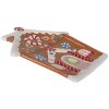 Clayre & Eef 6CE1784 Klein bord peperkoekhuis ontwerp 20x21x2 cm