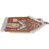 Clayre & Eef 6CE1784 Klein bord peperkoekhuis ontwerp 20x21x2 cm