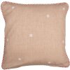 Clayre Eef GBB21 Kussenhoes Peperkoek Huis Bruin Wit 40x40 cm Katoen Landhuis