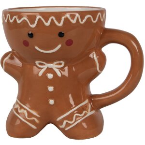 Clayre & Eef Mok Peperkoek Man 325 ml Bruin...