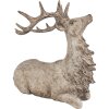 Clayre Eef Decoratief Figuur Hert Bruin 29x15x27 cm Polyresin Landelijke Stijl