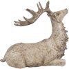 Clayre Eef Decoratief Figuur Hert Bruin 29x15x27 cm Polyresin Landelijke Stijl