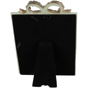 Clayre & Eef 2F1163 Fotolijst Groen 16x2x22 cm Romantisch Strikdecor