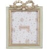 Clayre & Eef 2F1163 Fotolijst Groen 16x2x22 cm Romantisch Strikdecor