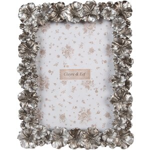 Clayre & Eef 2F1173 Fotolijst 17x2x22 cm Zilver...