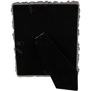 Clayre & Eef 2F1182 Fotolijst Zilverkleurig 17x2x21 cm Retro Vintage Stijl
