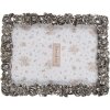 Clayre & Eef 2F1182 Fotolijst Zilverkleurig 17x2x21 cm Retro Vintage Stijl