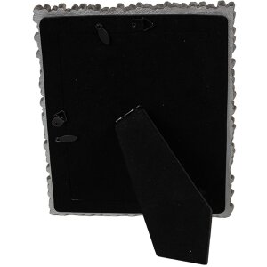 Clayre & Eef 2F1183 Fotolijst Zilverkleurig 18x2x23 cm Retro Bloemmotief