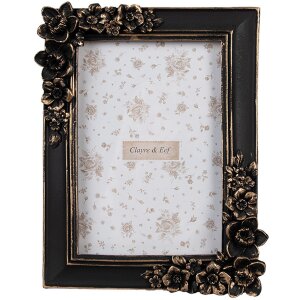 Clayre & Eef 2F1186 Fotolijst Zwart 15x2x20 cm...