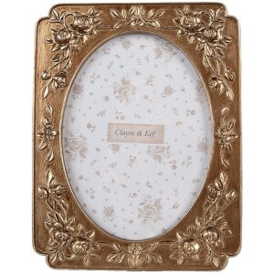 Clayre & Eef 2F1190 Fotolijst Goud 17x2x22 cm 10x15...