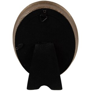 Clayre & Eef 2F1193 Fotolijst ovaal goudkleurig 11x3x14 cm Barokstijl