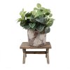 Clayre & Eef 6H2315 Plantentafel Hout Bruin 24x13x14 cm Boheemse Stijl
