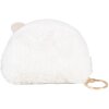 Juleeze JZWA0209 Portemonnee 12x2x9 cm wit kattenmotief met hart en sleutelhanger