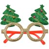Clayre & Eef Kerst Glazen Dennenbomen Goud 13x3x11 cm
