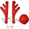 Clayre & Eef 65684 Decoratie Gewei en neus voor de auto 25x6x41 cm