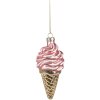 Clayre & Eef 6GL4604 Kerstbal Ø 7x14 cm