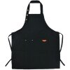 Clayre & Eef KT041.038 Schort Denim Zwart 75x65 cm