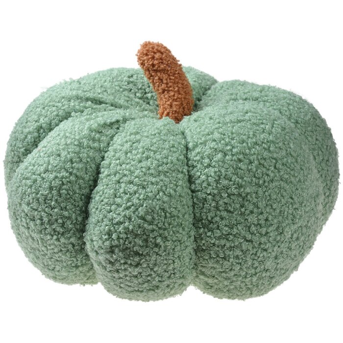 Clayre & Eef KG033.008LGR Pompoen kussen gevuld Ø 28x18 cm