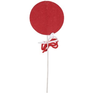 Clayre & Eef 65853 Kerstdecoratie Lolly Rood Wit...