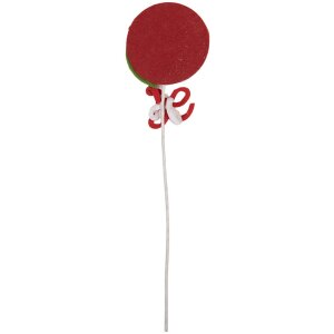 Clayre & Eef 65855 Kerstdecoratie Lolly 10x1x42 cm Rood Wit Groen