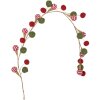 Clayre & Eef 65862 Decoratie Slinger Kerst Rood Groen 100x6x6 cm