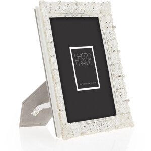 ZEP fotolijst 10x15 cm kunsthars antiek design wit vintage look