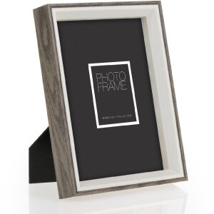 ZEP fotolijst Essen 13x18 cm bruin houten fotolijst met voet