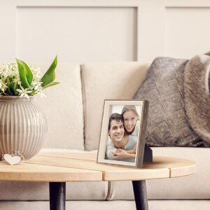 ZEP fotolijst Essen hout 15x20 cm bruin met voet