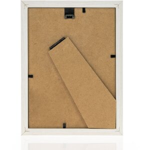 ZEP houten frame hal 20x30 cm wit helder glas standaard wandmontage