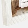 ZEP houten frame hal 20x30 cm wit helder glas standaard wandmontage