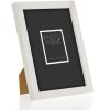 ZEP houten frame hal 20x30 cm wit helder glas standaard wandmontage