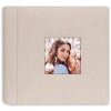 ZEP insteekalbum Aura beige 200 fotos 10x15 cm memoalbum met etiketvelden