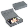 ZEP USB fotobox Lodi grijs linnen 23x12,5x5 cm zonder USB stick